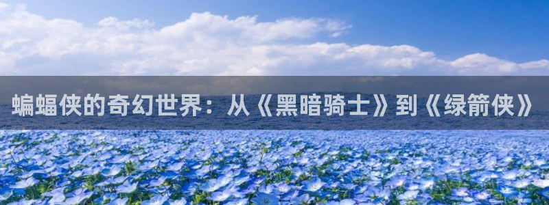 香蕉漫画进：蝙蝠侠的奇幻世界：从《黑暗骑士》到《绿箭侠》